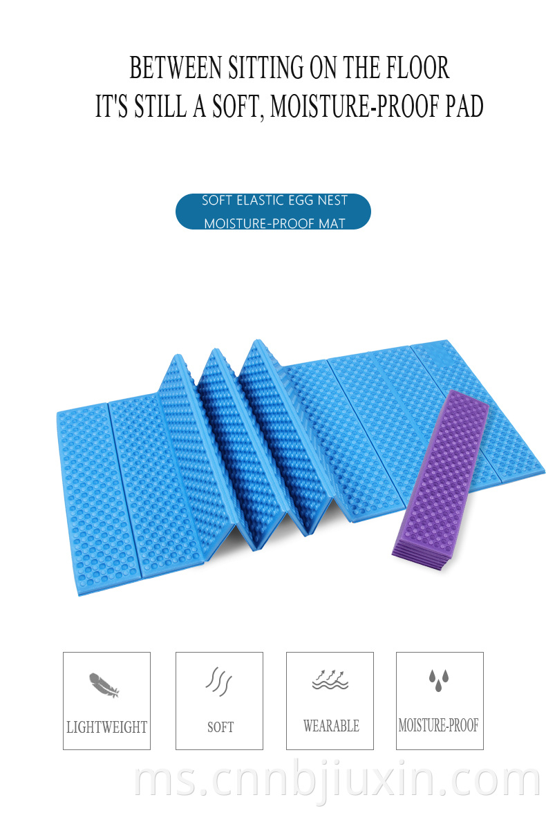 Lightweight portable honeycomb breathable moisture-proof sleeping mat